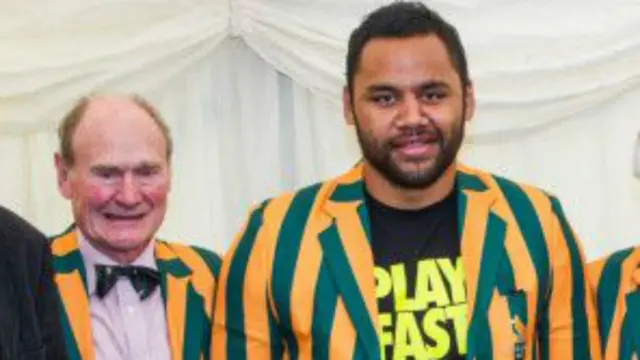 Gerry Lowden with Billy Vunipola