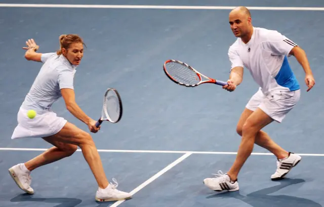 Andre Agassi and Steffi Graf