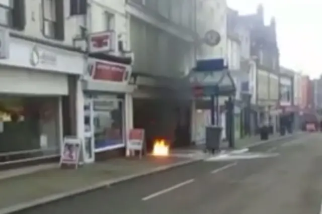 Fire on Gold Street, Northampton