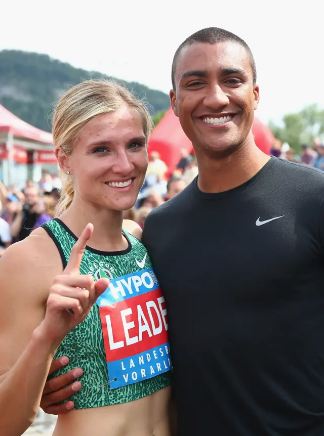 Ashton Eaton and Brianne Theisen-Eaton