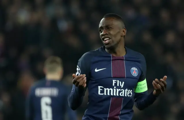 Blaise Matuidi reacts