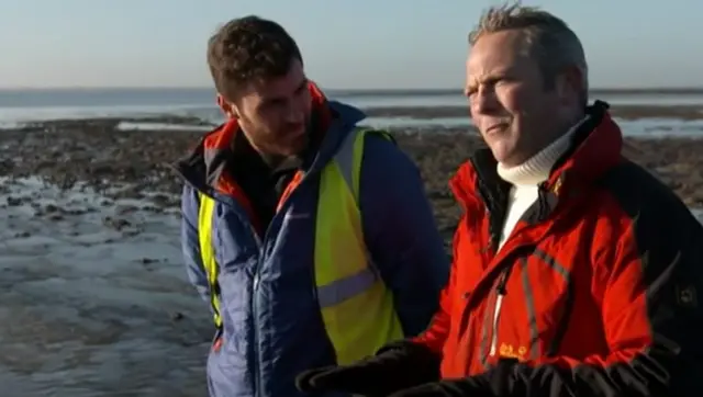 Countryfile Presenter Jules Hudson with Colin Hutchingson of CITiZEN