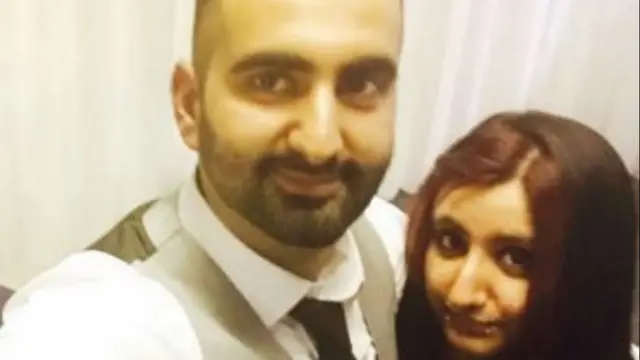 Gurdip Singh Johal with his sister Mandip Kaur
