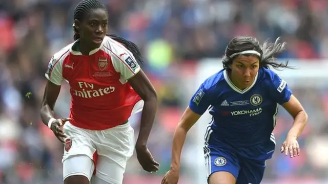 Asisat Oshoala (left) helped Nigeria win the Africa Women Cup of Nations in December 2016