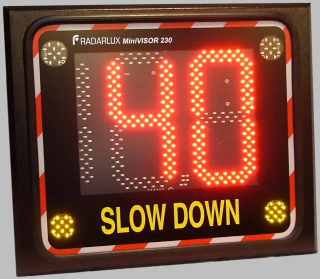 Camera recording speed of 40mph