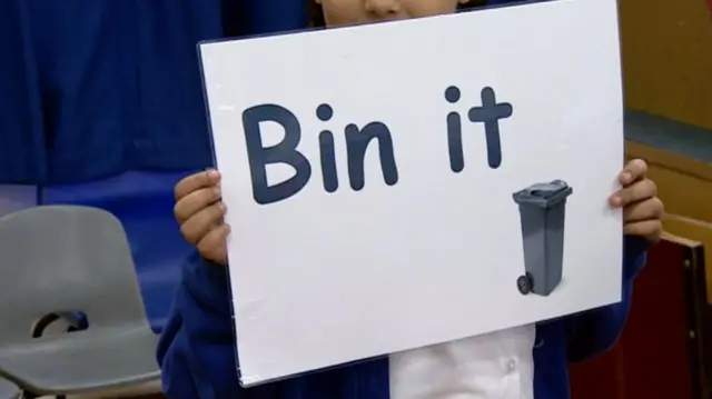 Bin it sign