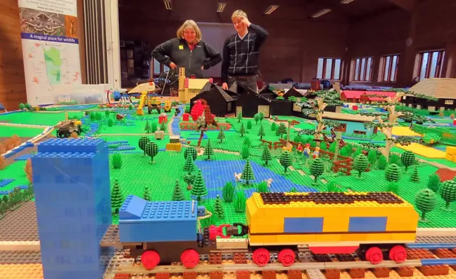 Lego Great Fen model