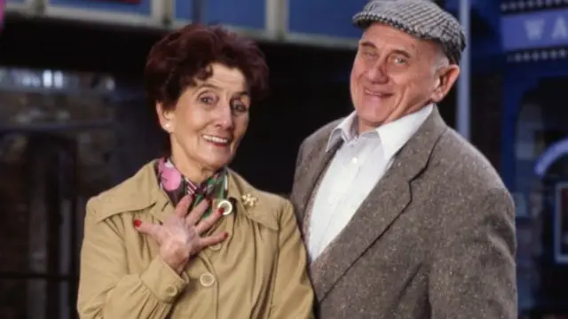 Dot with on-screen husband Jim Branning