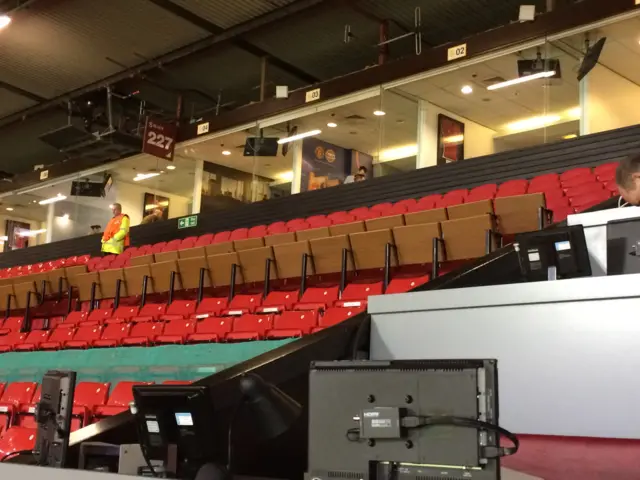 Old Trafford press seats