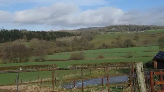 Fields near Ludlow