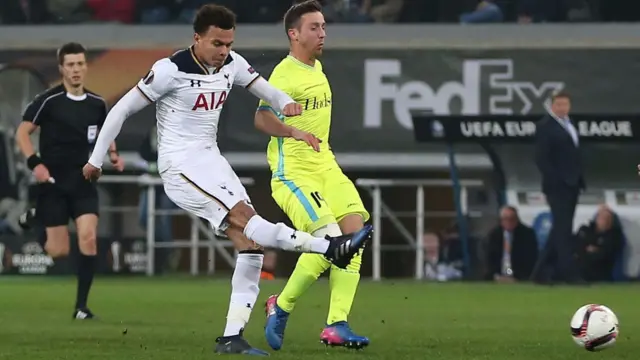 Dele Alli shoots