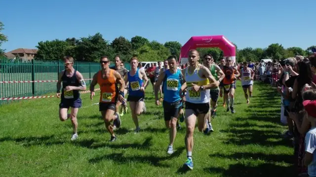 Runners at a previous year's half marathon