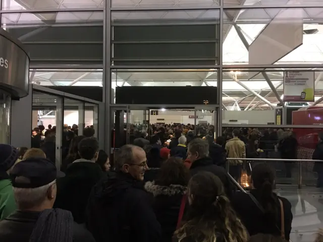 Stansted evacuation