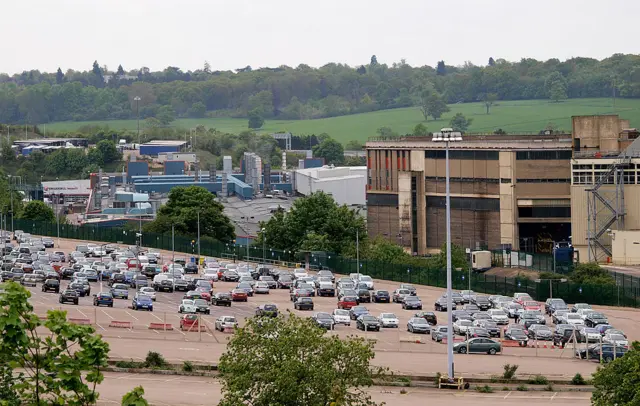 Vauxhall plant in Luton