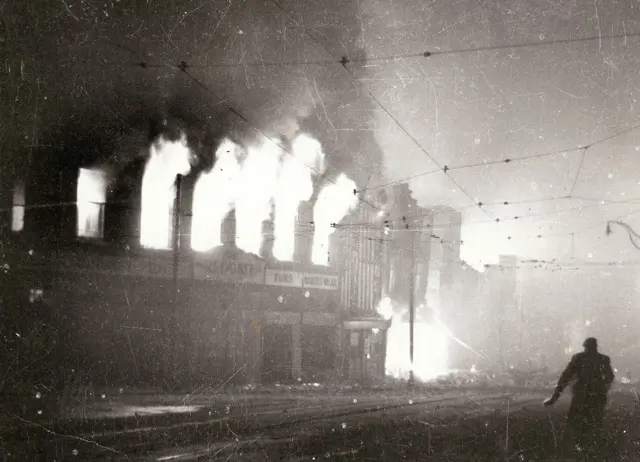 Archive photo of Redgates on Fire