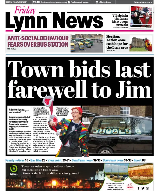 Lynn News on 17 February