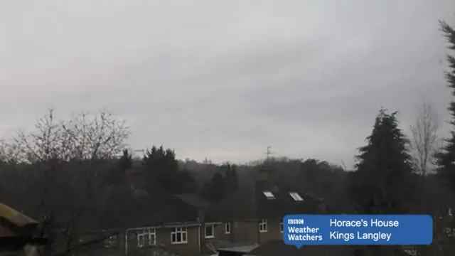 Cloudy skies over Kings Langley