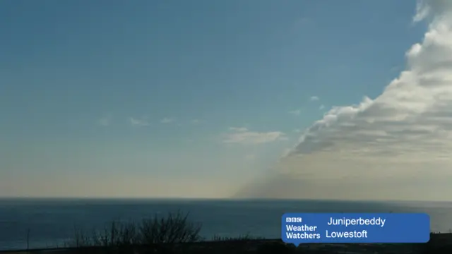 Cloud formation at Lowestoft