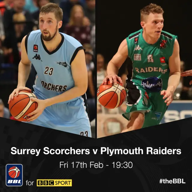 Surrey Scorchers v Plymouth Raiders
