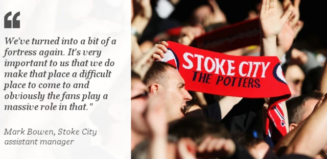 Quote on Stoke City fans