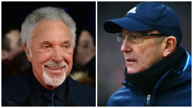 Tom Jones and Tony Pulis