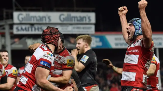 Gloucester beat Saracens