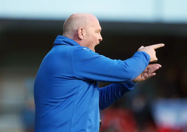 Ballymena United boss David Jeffrey