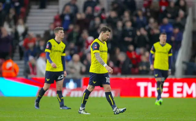 Oxford dejected