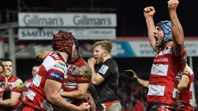 Gloucester celebrate