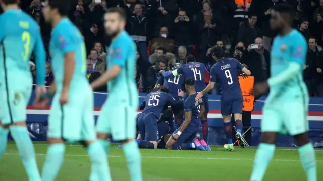 PSG celebrate