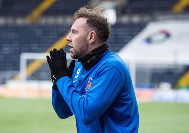 Kilmarnock striker Kris Boyd