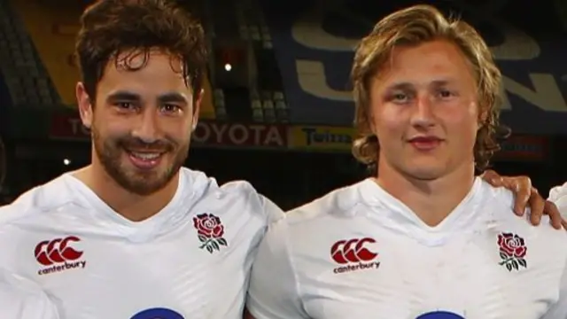 Danny Cipriani and Tommy Taylor