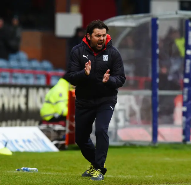 Dundee manager Paul Hartley