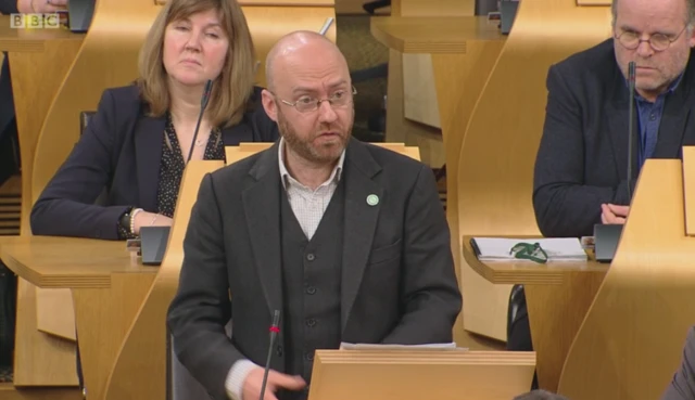 Scottish Greens Co-convener Patrick Harvie