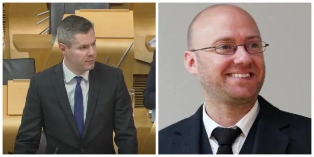 Derek Mckay and Patrick Harvie