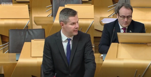 Finance Secretary Derek Mackay