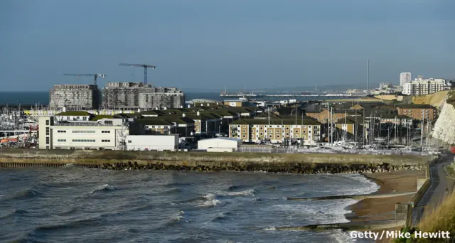View of Brighton skyline