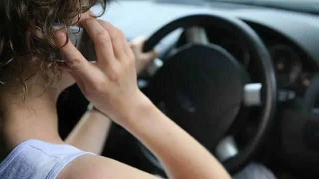 using mobiles while driving