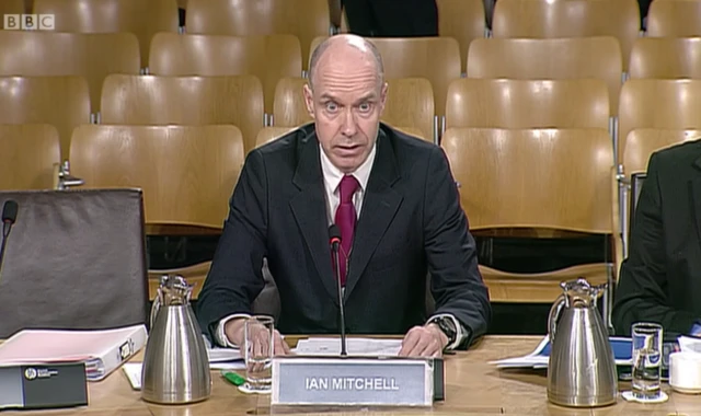 Ian Mitchell from the Scottish government