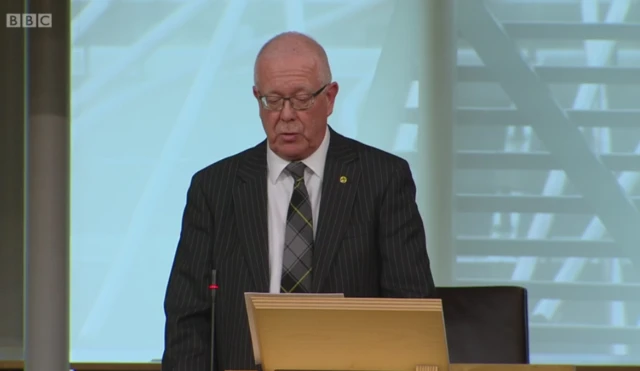 Finance Committee convener Bruce Crawford