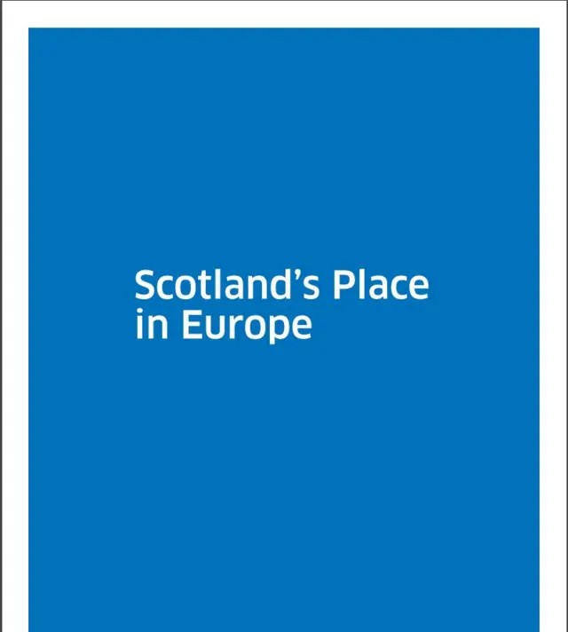 Scotland's Place in Europe