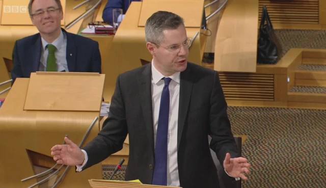 Finance Secretary Derek Mackay