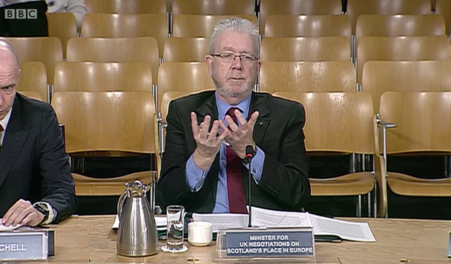 Brexit Minister Mike Russell