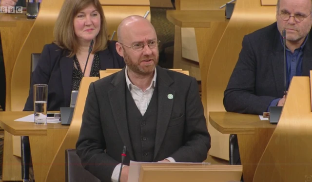 Scottish Greens co-convener Patrick Harvie