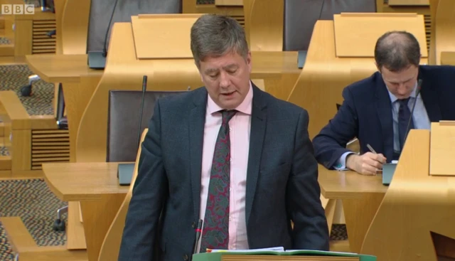 Economy Secretary Keith Brown