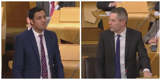 Anas Sarwar and Derek Mackay