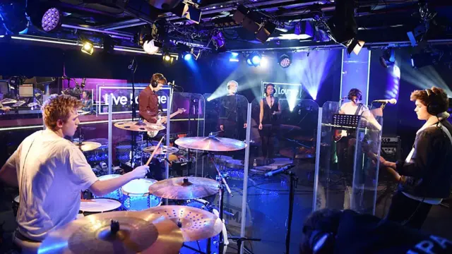 Vamps playing BBC Radio 1's Live Lounge