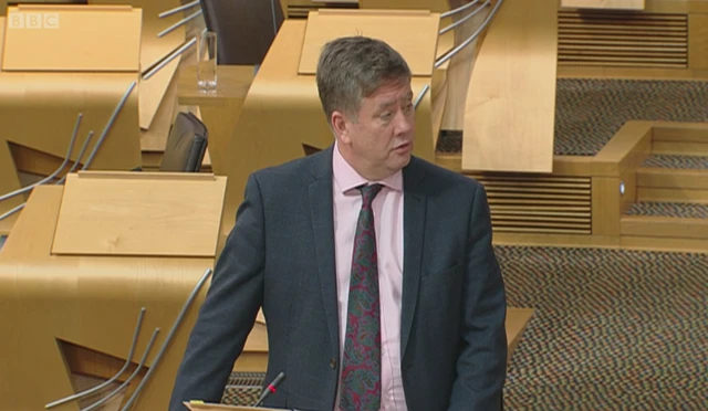 Economy Secretary Keith Brown