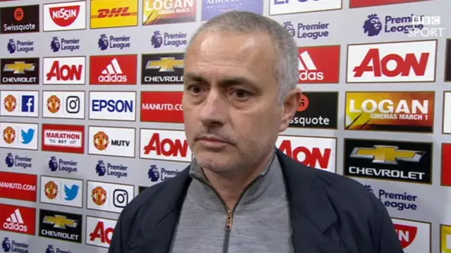 Manchester United manager Jose Mourinho