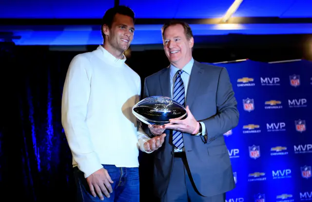 Tom Brady and NFL Commissioner Roger Goodell